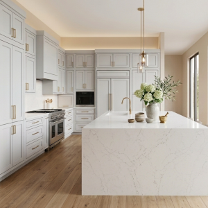Baby Blue Inset Kitchen