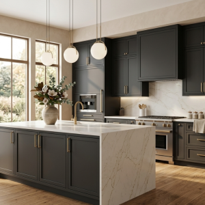 Black Inset Kitchen (1)