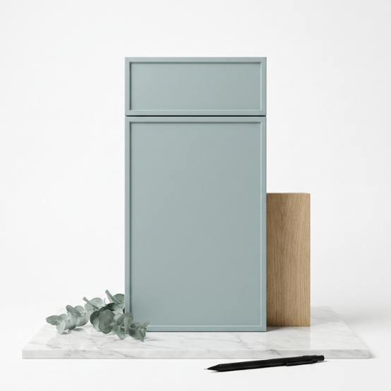 Blue Slim Door