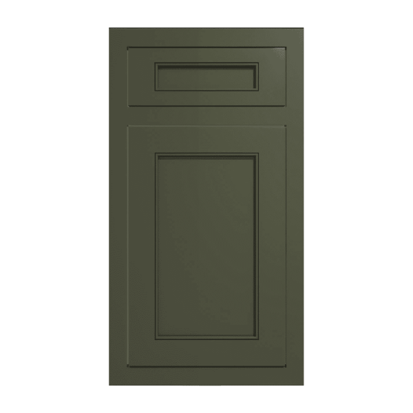 Green Inset Cabinet Door