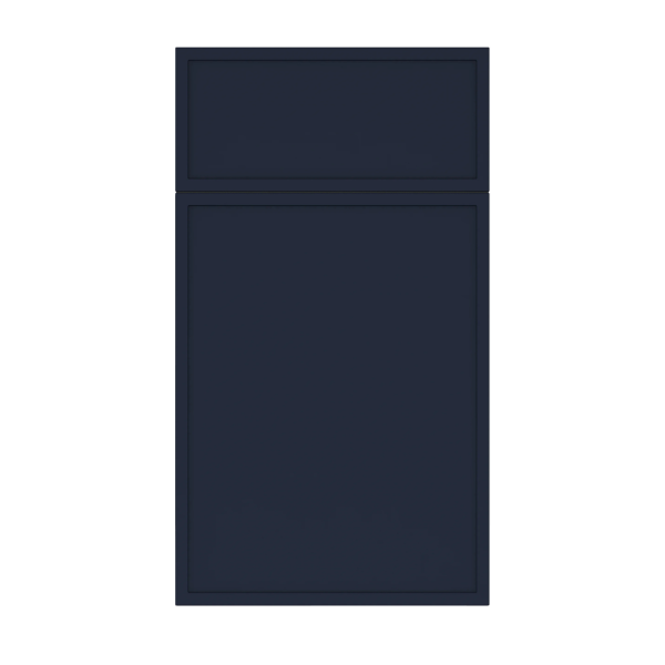 Navy Blue Slim Cabinet Door