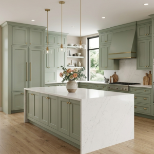 Sage Green Inset Kitchen (3)