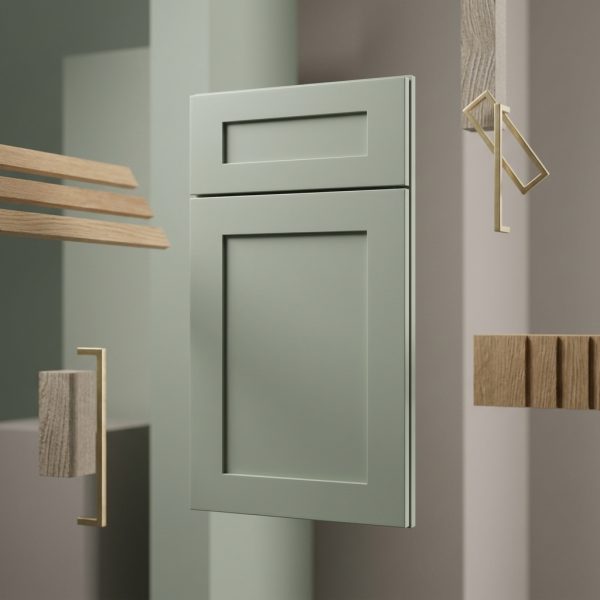 Sage Green Shaker Door