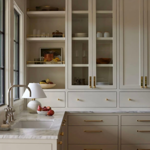 White Inset Cabinet 1