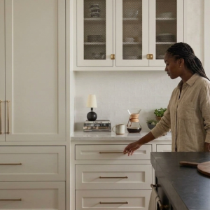 White Inset Kitchen