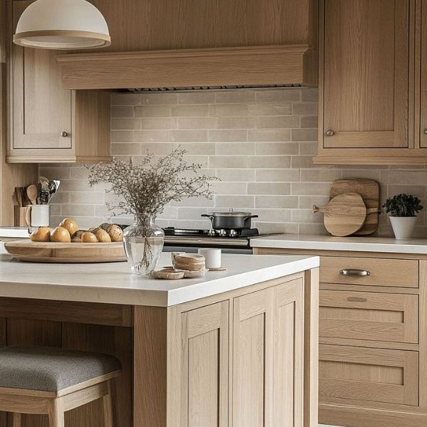 Vietnam shaker cabinet for residential kitchen projects Shaker cabinet manufacturing in Vietnam for modern residential kitchen projects