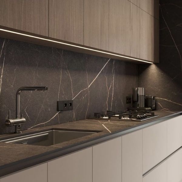 frameless shaker kitchen cabinets modern design