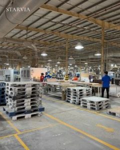 OEM cabinet manufacturing Vietnam factory with modern production lines