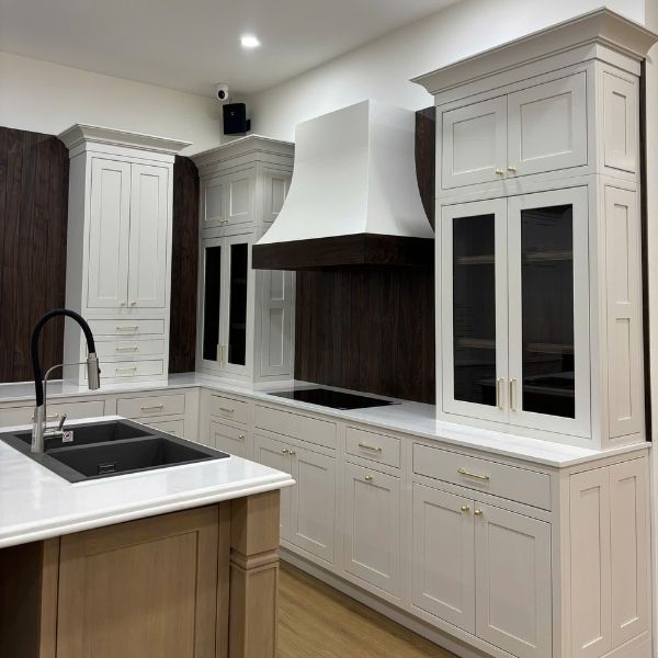 CNC machinery used in cabinet manufacturing for precision and efficiency