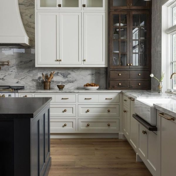 shaker kitchen cabinet design popular in US market
