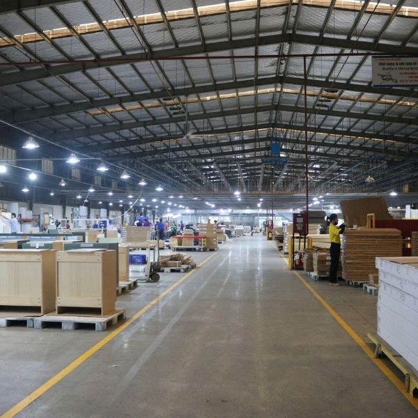 Modern veneer cabinet manufacturing with CNC processing technology