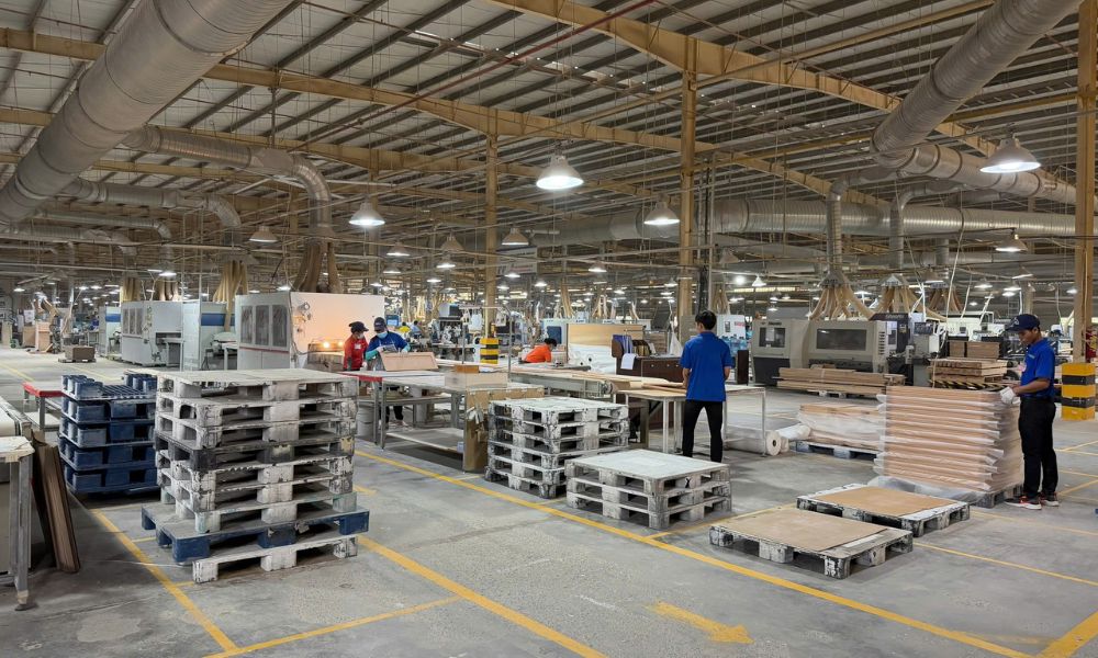 Kitchen cabinet manufacturing facility in Northern Vietnam