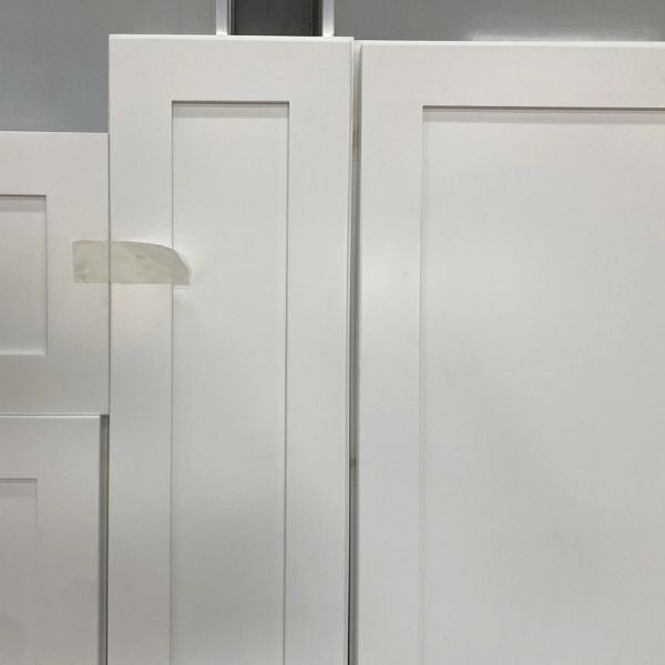 5 piece white shaker cabinet door construction