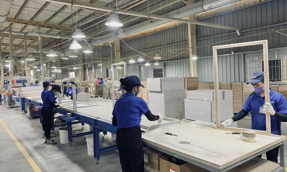 Vietnam kitchen cabinet manufacturing process