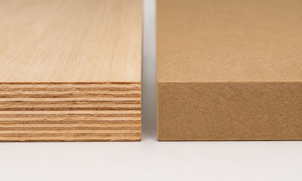 MDF and plywood for lacquer kitchen cabinets