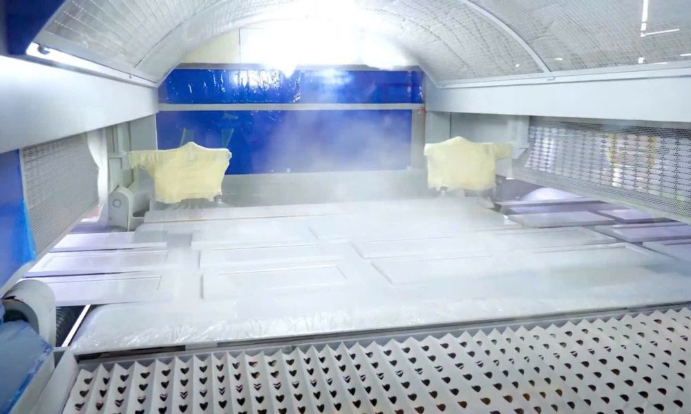 Modern cabinet production line in Vietnam