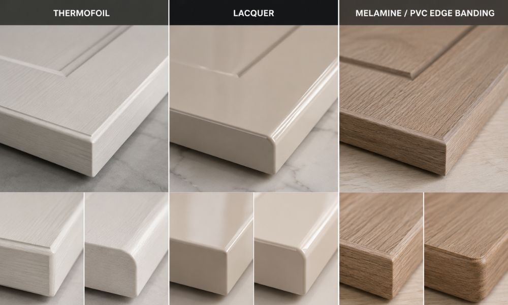 cabinet edge profile finish compatibility
