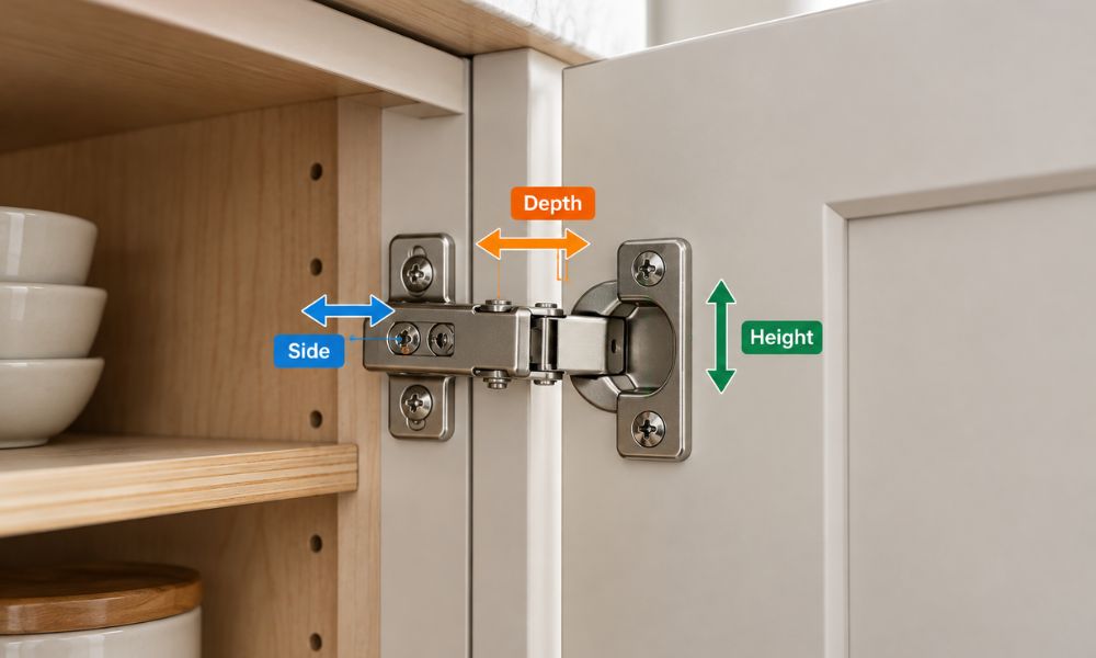 Kitchen cabinet door overlay wholesale OEM hinge adjustment